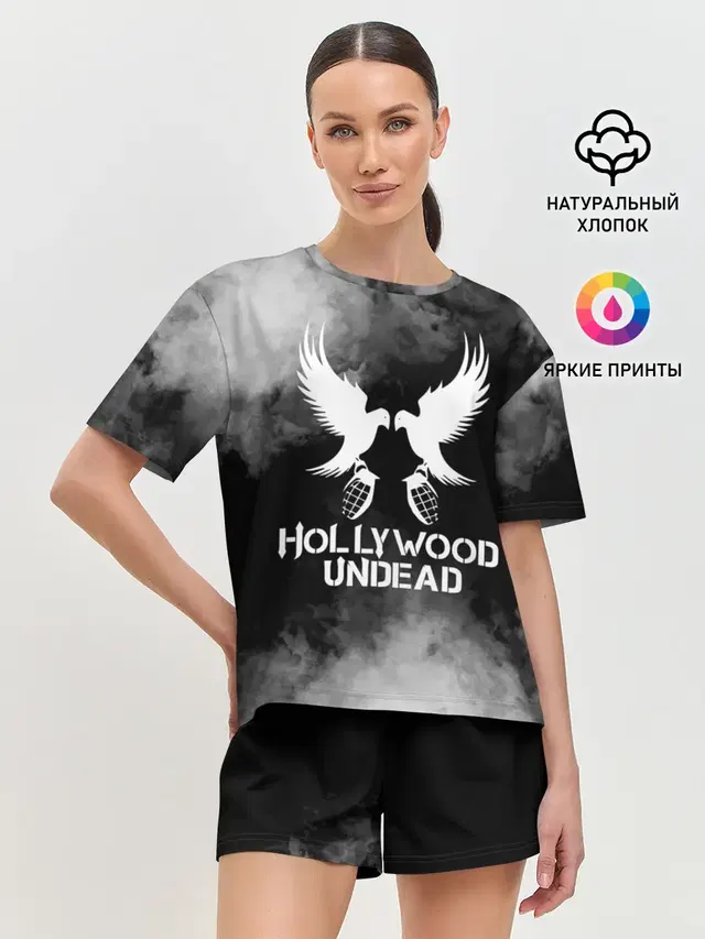 Женская пижама с шортами