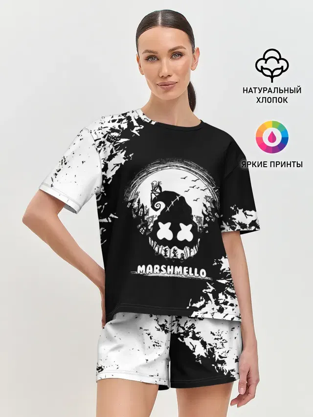 Женская пижама с шортами