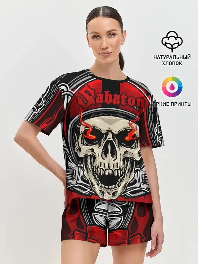 Женская пижама с шортами