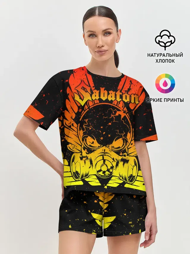 Женская пижама с шортами