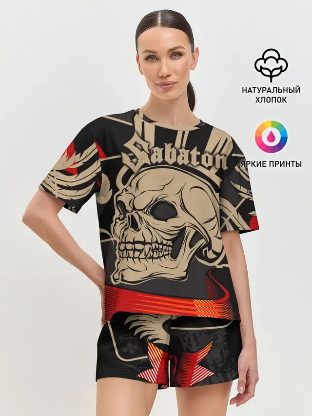Женская пижама с шортами