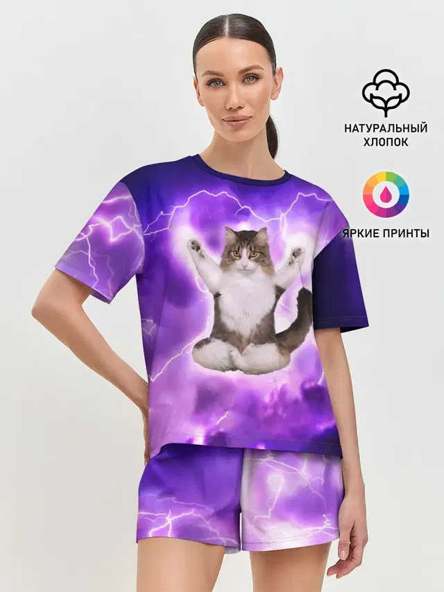 Женская пижама с шортами
