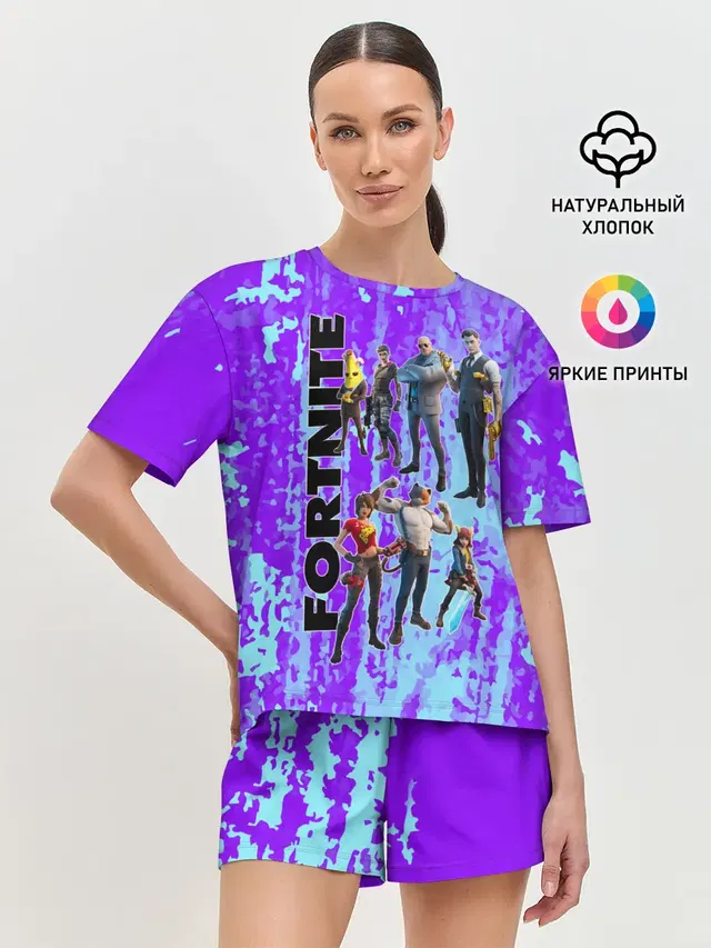 Женская пижама с шортами