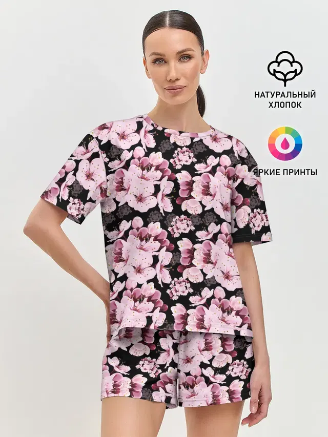 Женская пижама с шортами