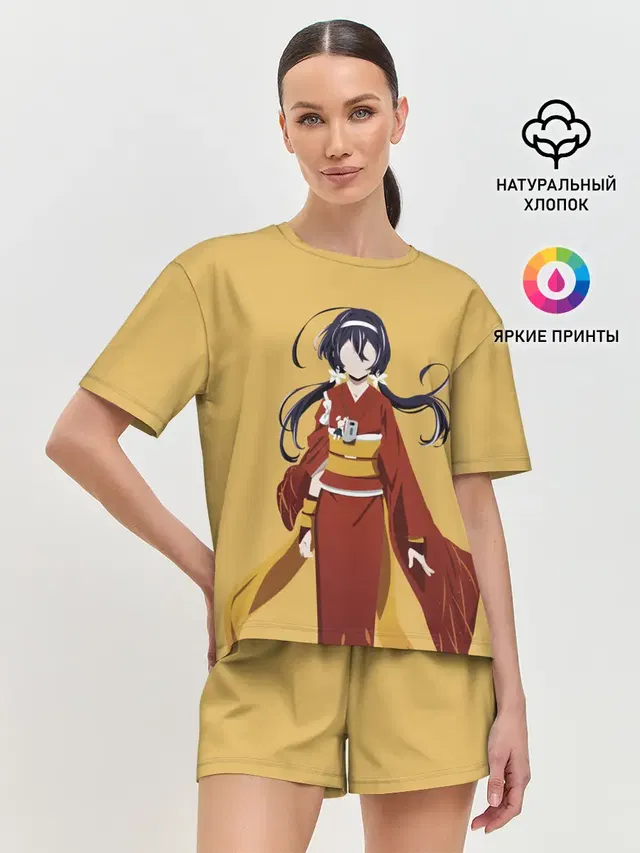 Женская пижама с шортами