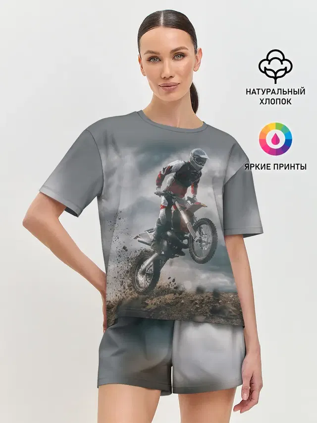 Женская пижама с шортами