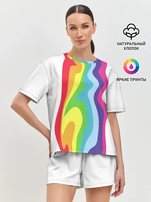 Женская пижама с шортами