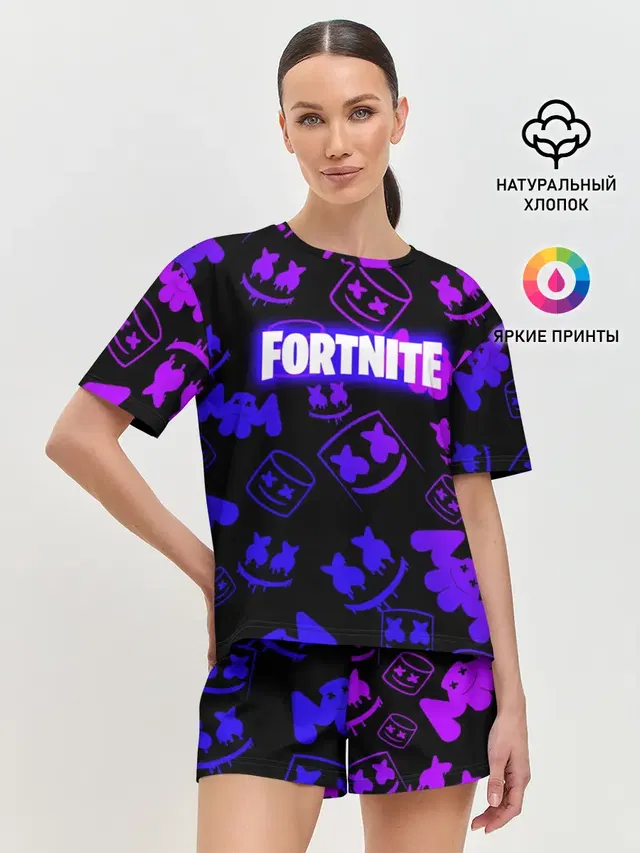Женская пижама с шортами