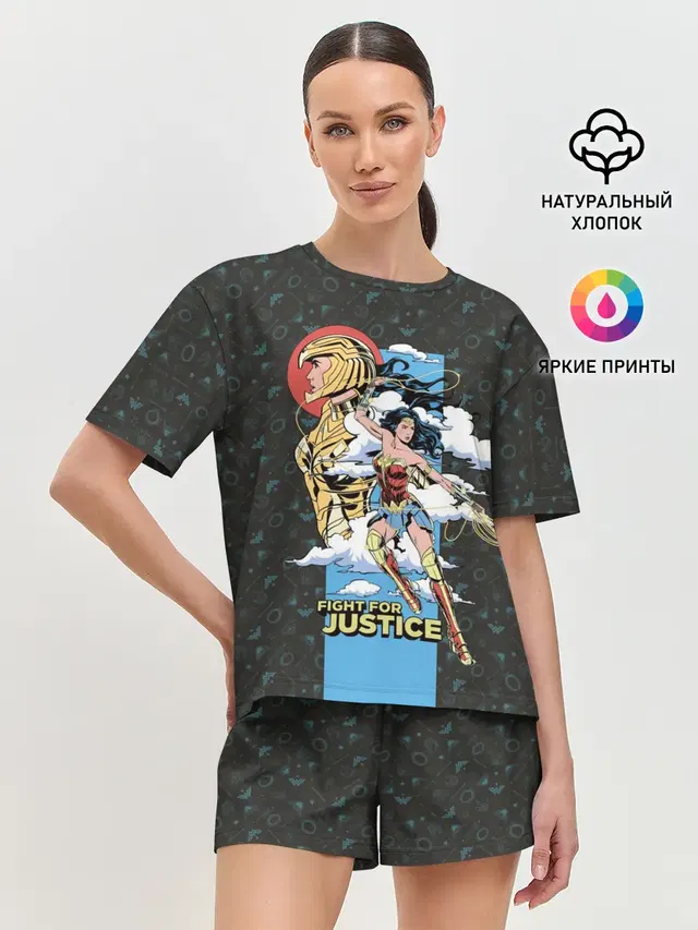 Женская пижама с шортами