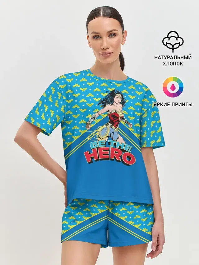 Женская пижама с шортами