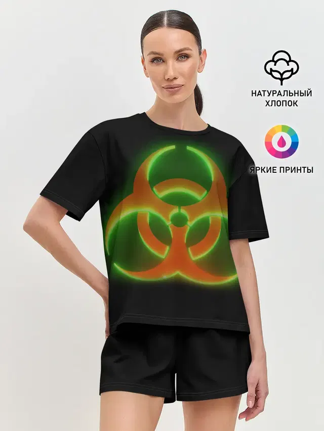 Женская пижама с шортами