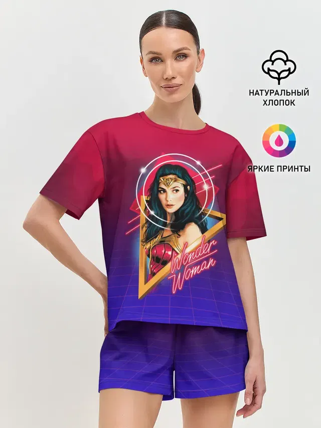 Женская пижама с шортами