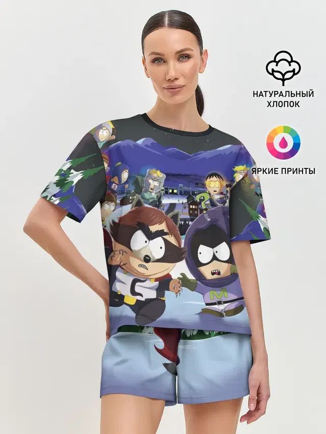 Женская пижама с шортами