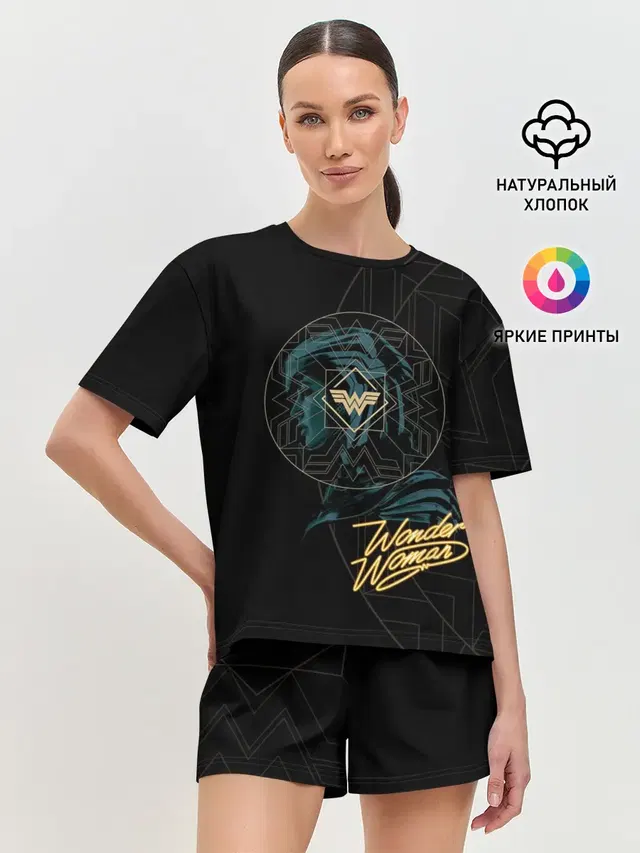 Женская пижама с шортами