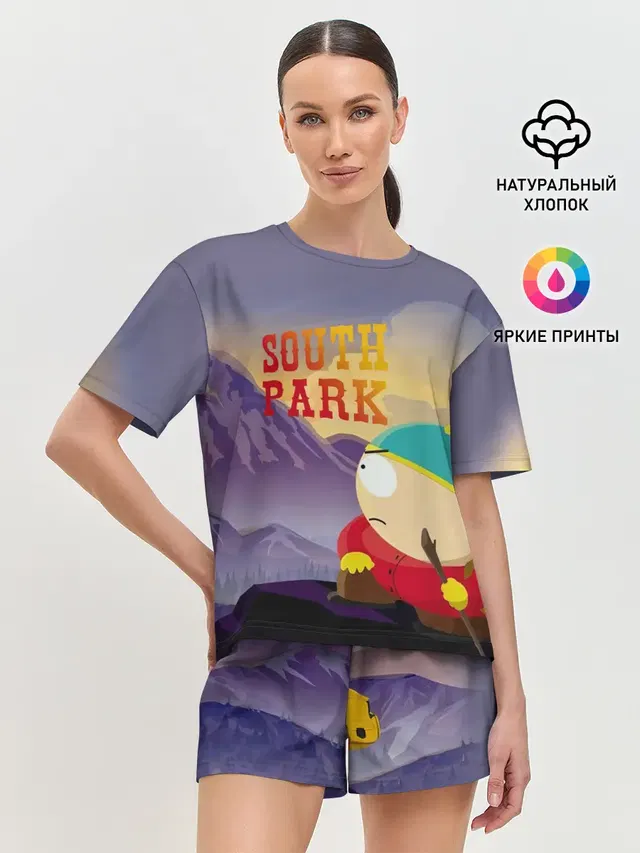 Женская пижама с шортами
