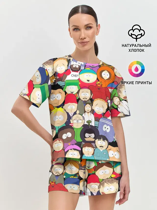 Женская пижама с шортами