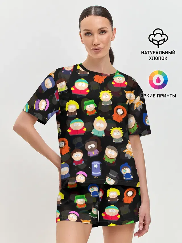 Женская пижама с шортами