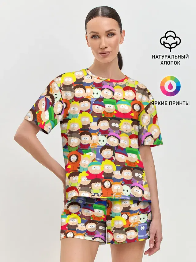 Женская пижама с шортами