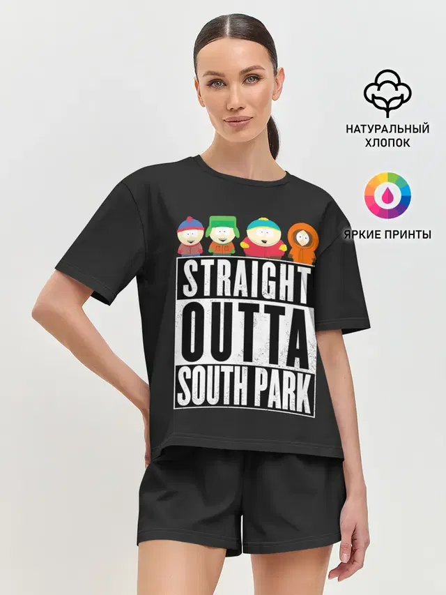 Женская пижама с шортами