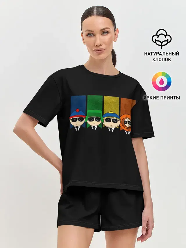 Женская пижама с шортами