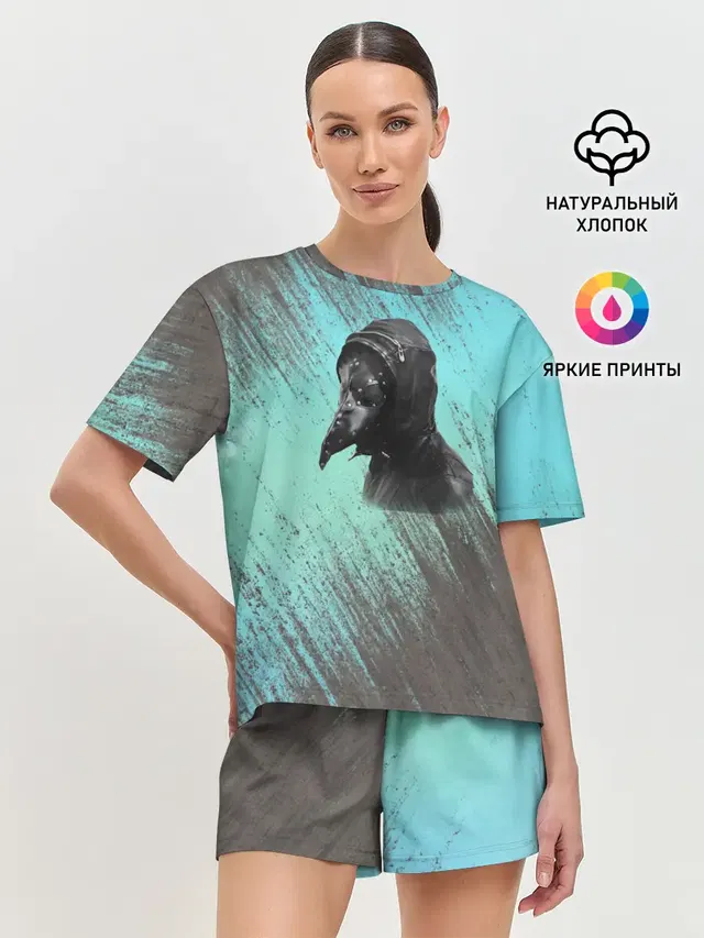 Женская пижама с шортами