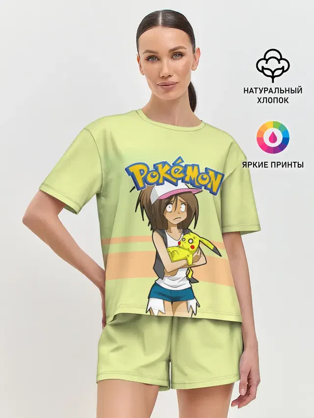 Женская пижама с шортами