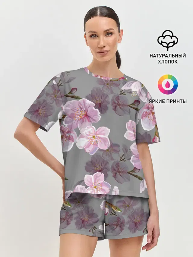 Женская пижама с шортами