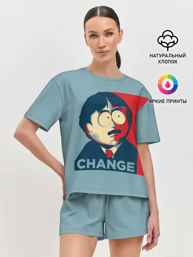 Женская пижама с шортами