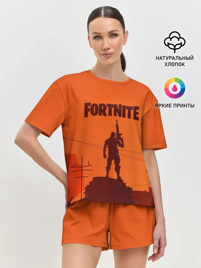 Женская пижама с шортами