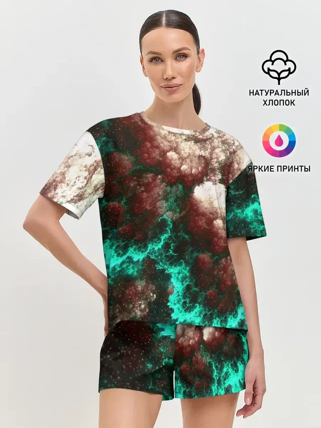 Женская пижама с шортами