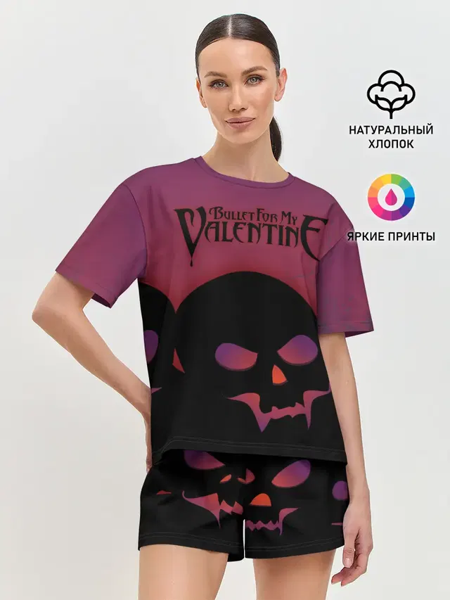 Женская пижама с шортами