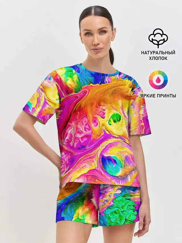 Женская пижама с шортами