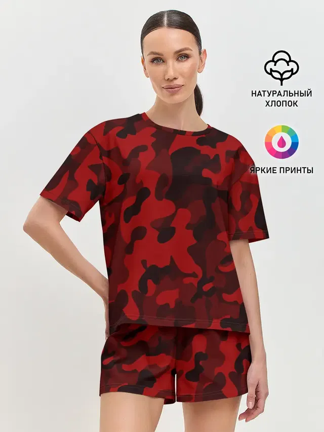 Женская пижама с шортами