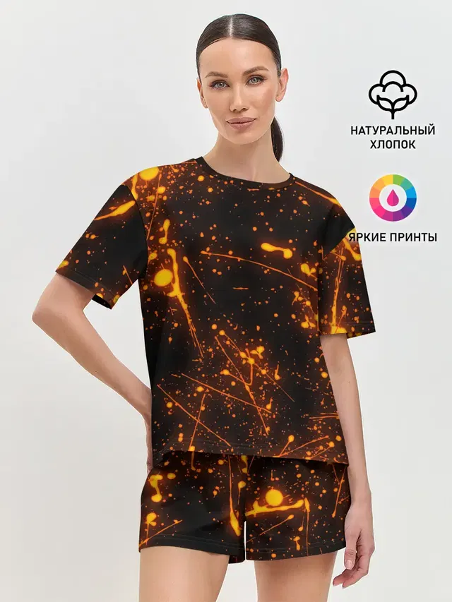 Женская пижама с шортами
