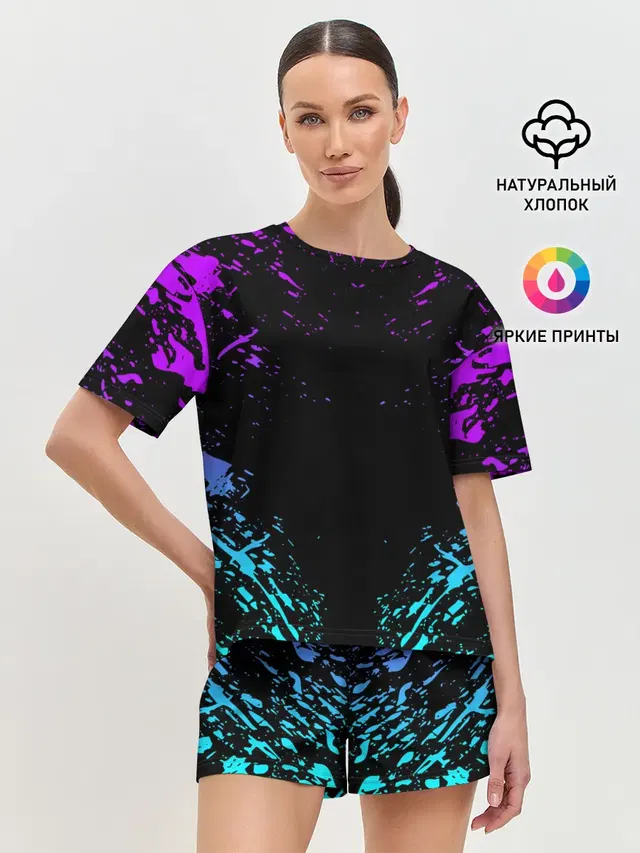 Женская пижама с шортами