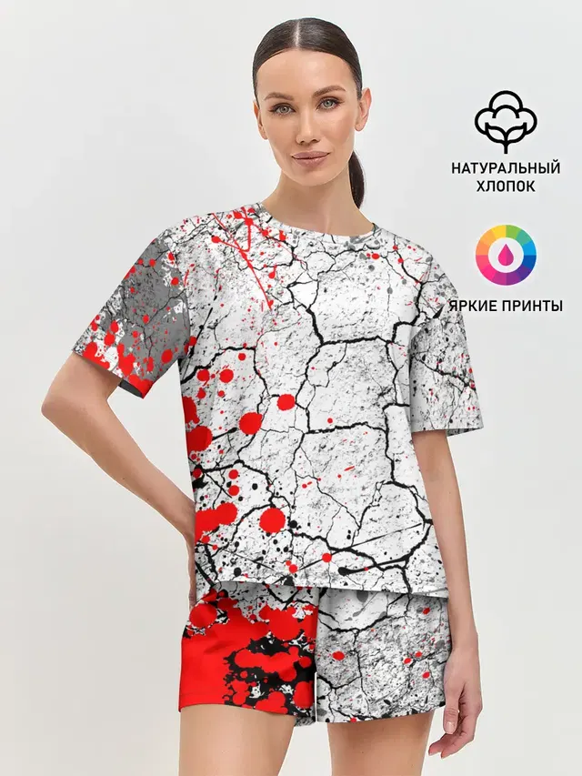 Женская пижама с шортами