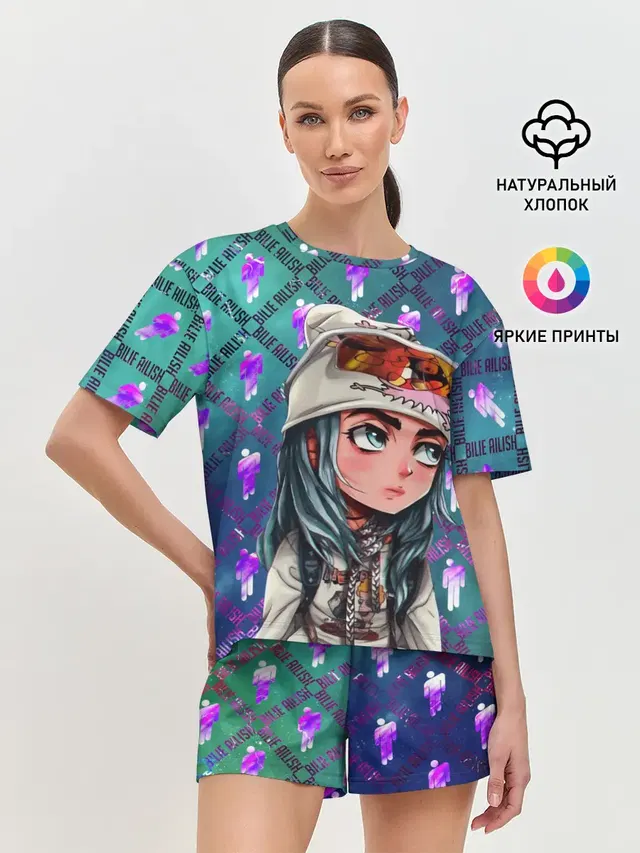Женская пижама с шортами