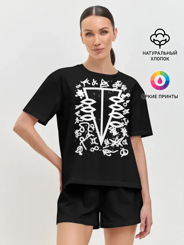 Женская пижама с шортами