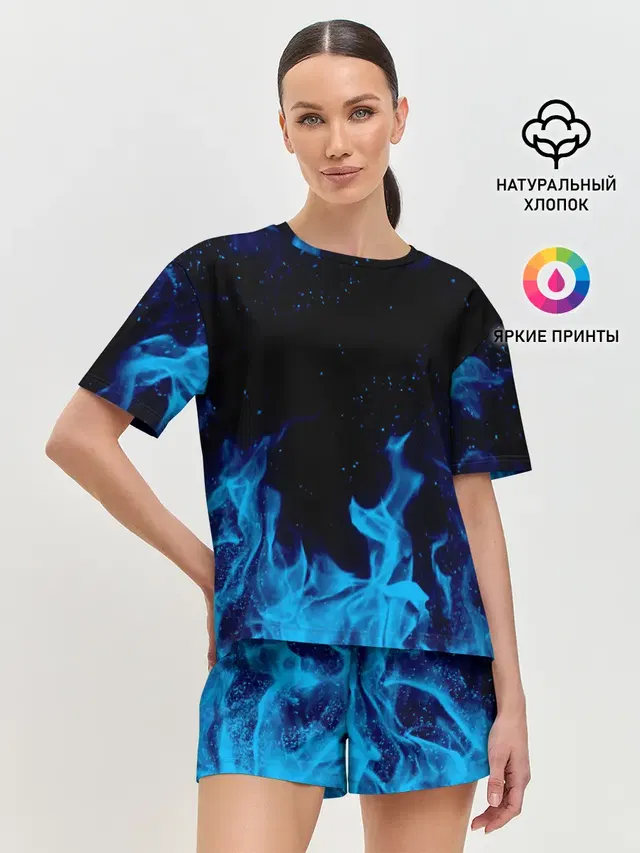 Женская пижама с шортами