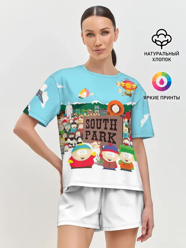 Женская пижама с шортами