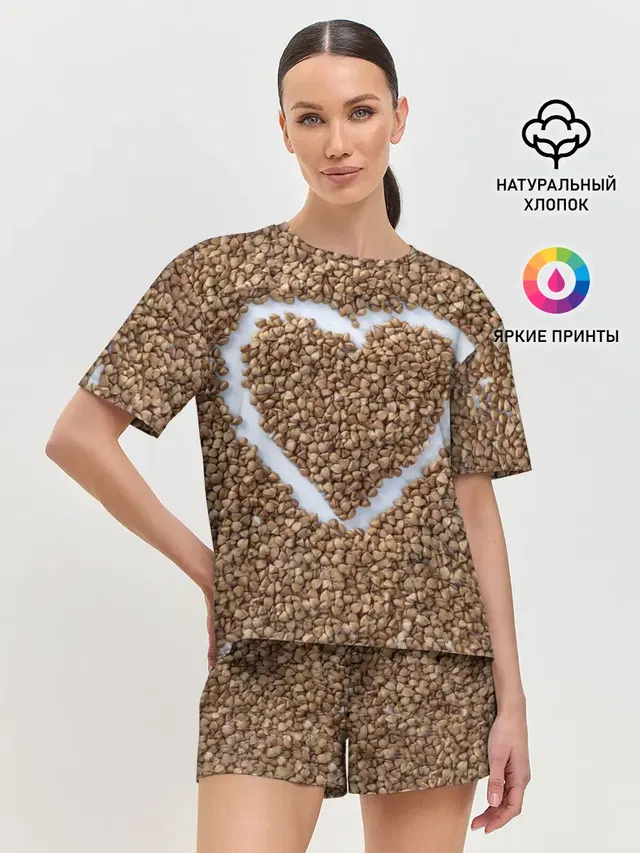 Женская пижама с шортами