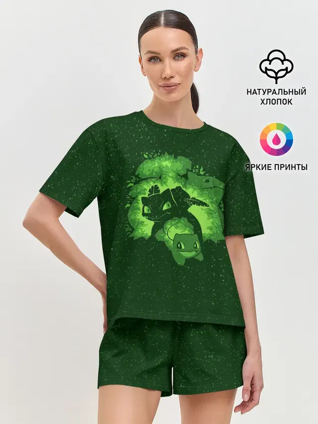 Женская пижама с шортами