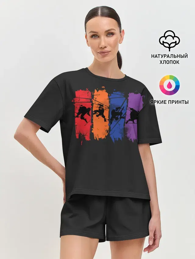Женская пижама с шортами