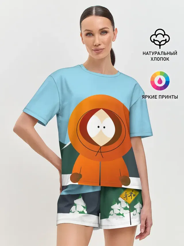 Женская пижама с шортами