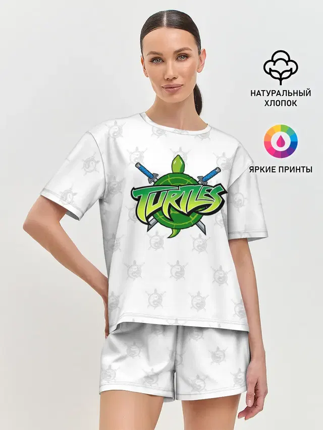 Женская пижама с шортами