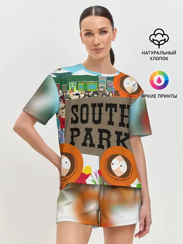 Женская пижама с шортами