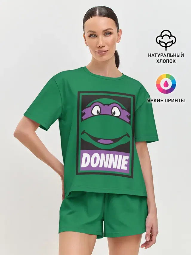 Женская пижама с шортами