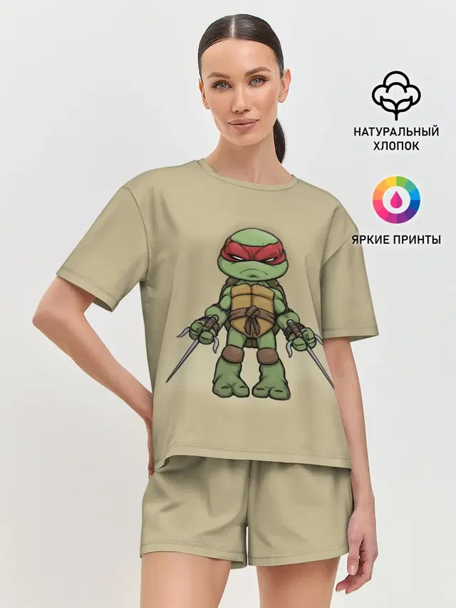 Женская пижама с шортами