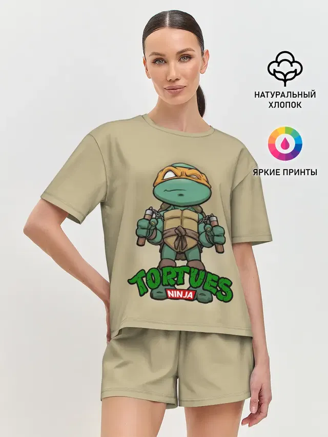Женская пижама с шортами