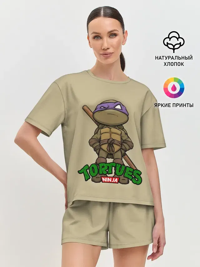 Женская пижама с шортами